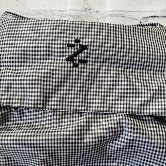 🔺️Izod PerformX Black & White Checkered Windbreaker Jacket Small - Picture 5 of 15